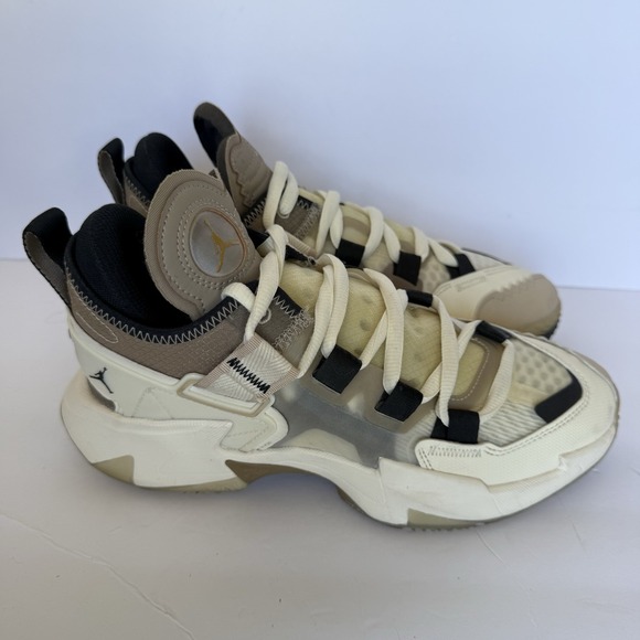 Jordan Other - Nike Air Jordan Why Not .5 GS Coconut Milk Khaki Black Kids Size 7Y DC3643-102